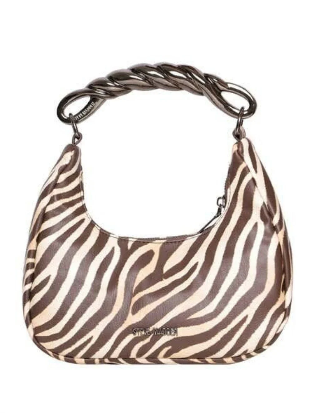 Steve Madden Zebra Print Shoulder Handbag